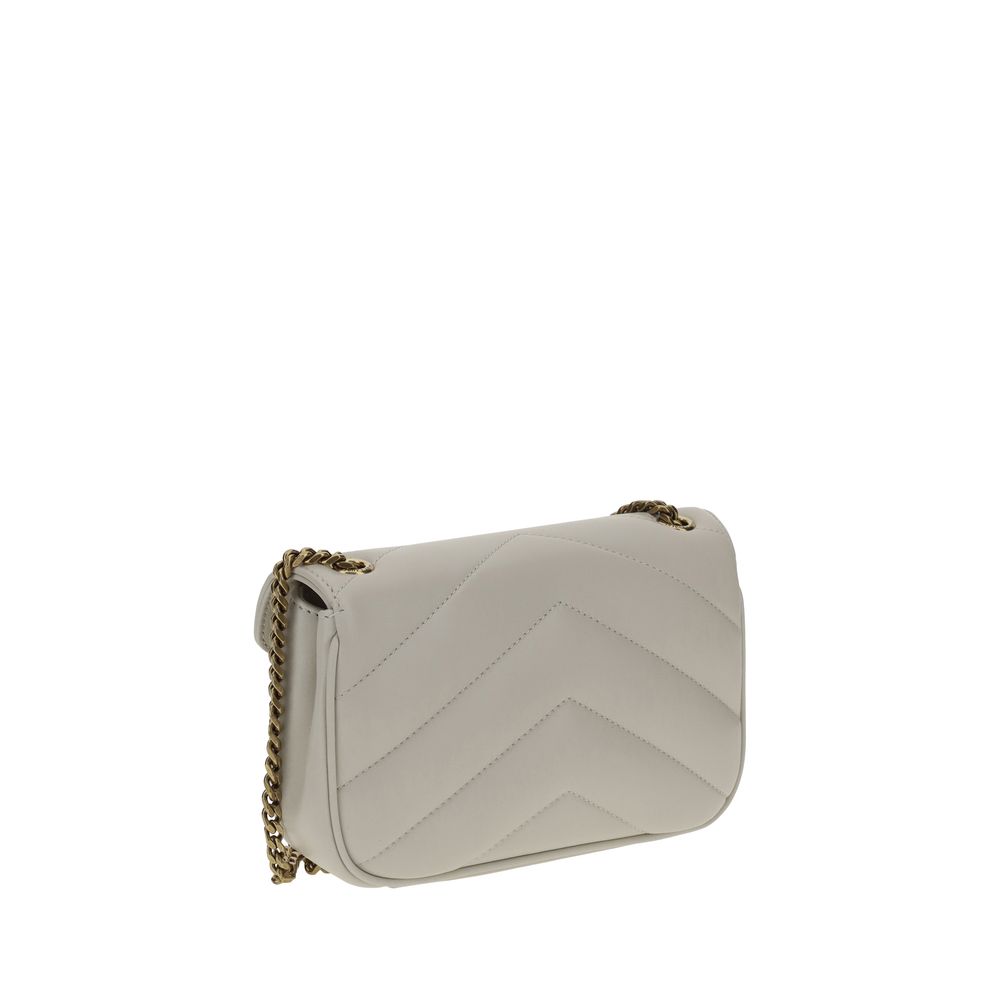 Saint Laurent Weiße Lamm Ovis Aries Aries Umhängetasche
